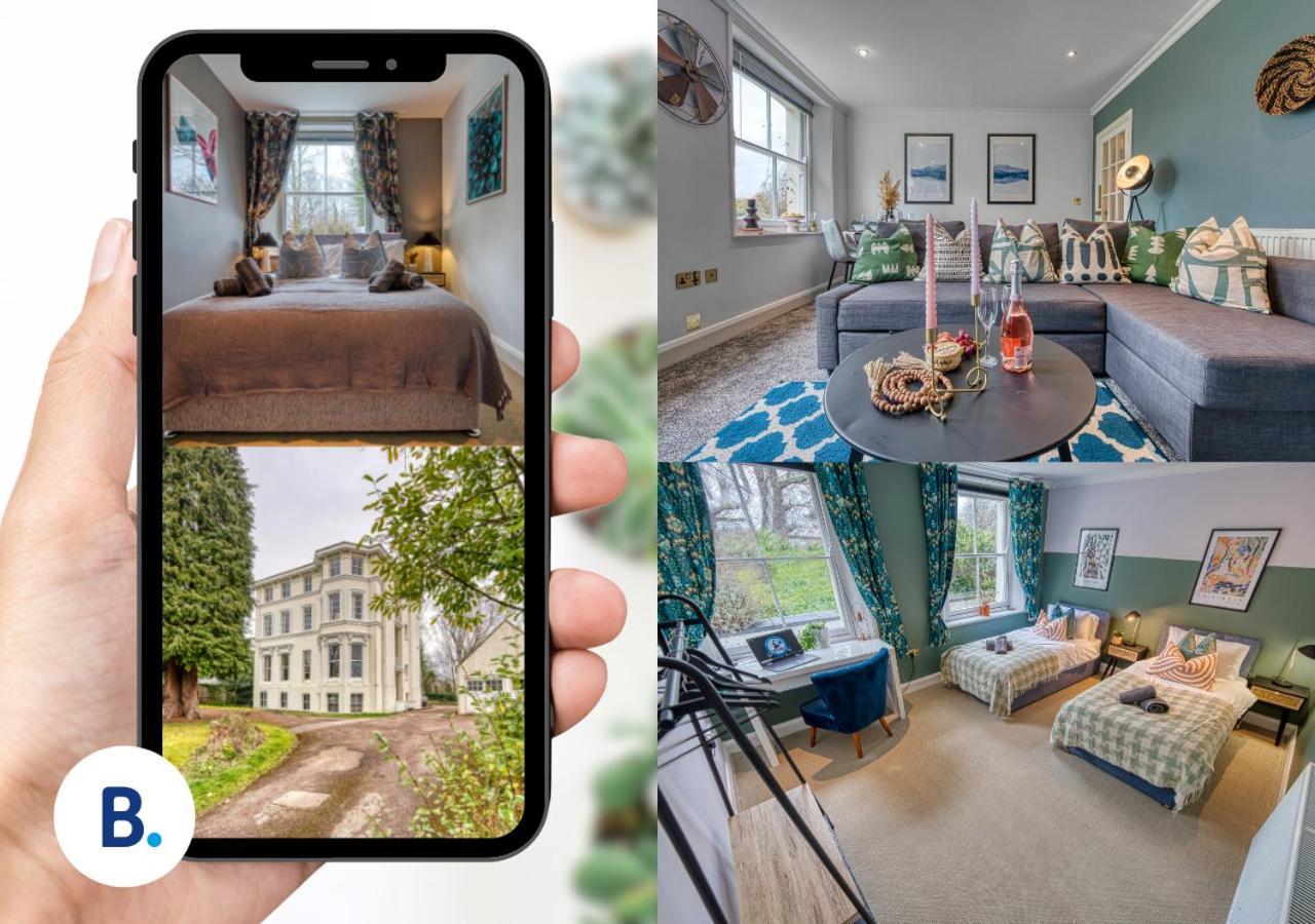 2 Bedroom Stylish Spacious Apt, Sleeps 6, Central Cheltenham, With Free Parking - By Blue Puffin Stays المظهر الخارجي الصورة
